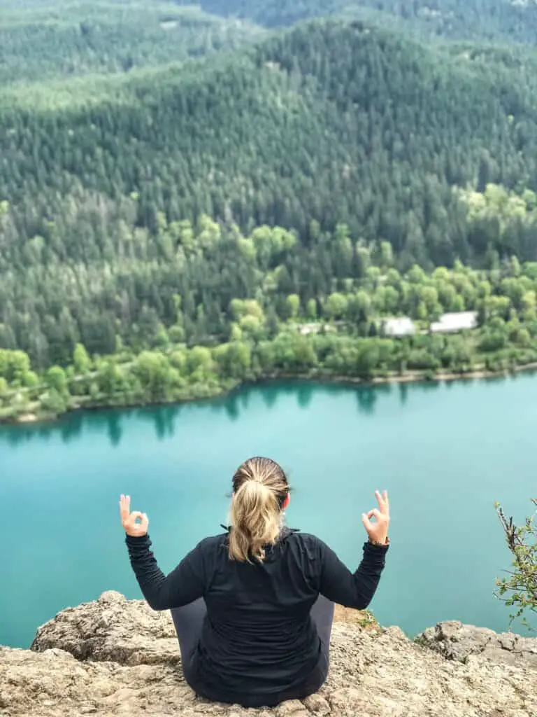 yoga by the water